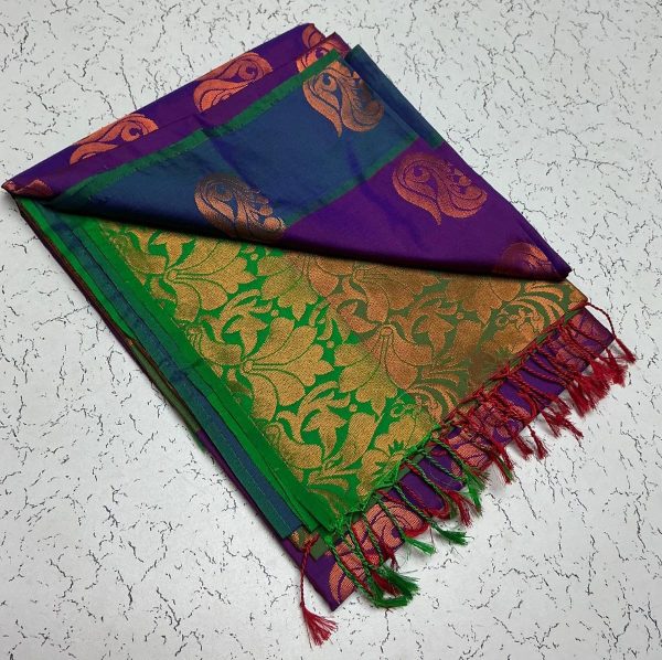 Soft Silk Saree - Image 2