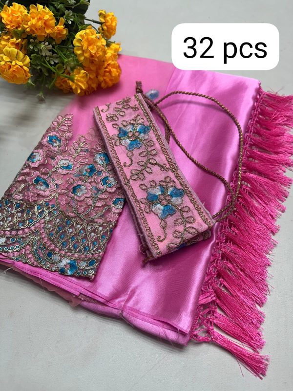 Satin Saree - Image 13