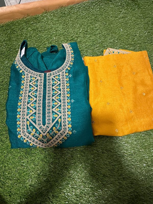 Neck Embroidered Shalwar